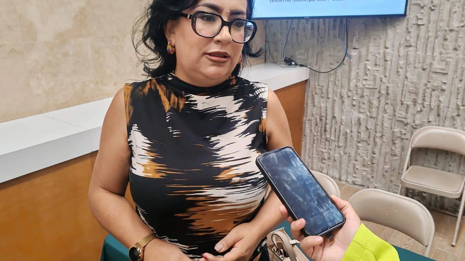 Myrna Barajas, directora del Instituto para la Cultura del Municipio de Juárez (IPACULT